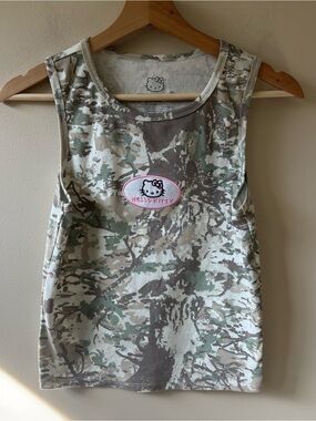 Sanrio Hello Kitty Camo Tank Top